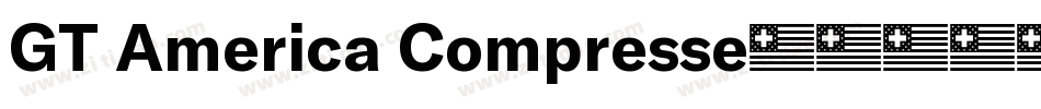 GT America Compresse字体转换